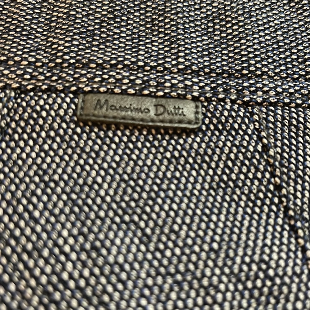 Massimo Dutti Limited Edition Slim Fit Patterned Chinos - Picture 7 of 7